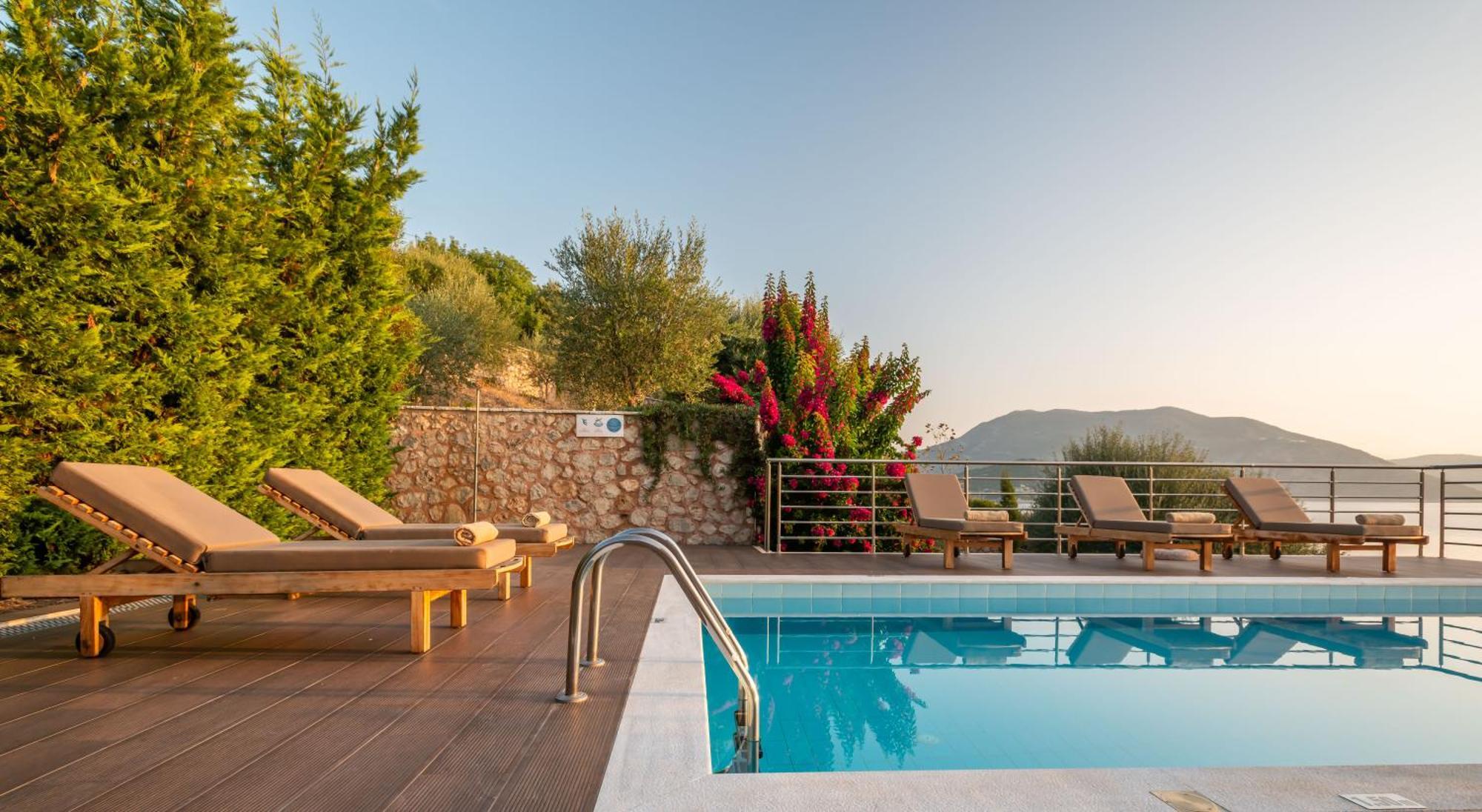 Iris Villas Lefkada - Marine Villa With Private Sea Access Сивота Экстерьер фото