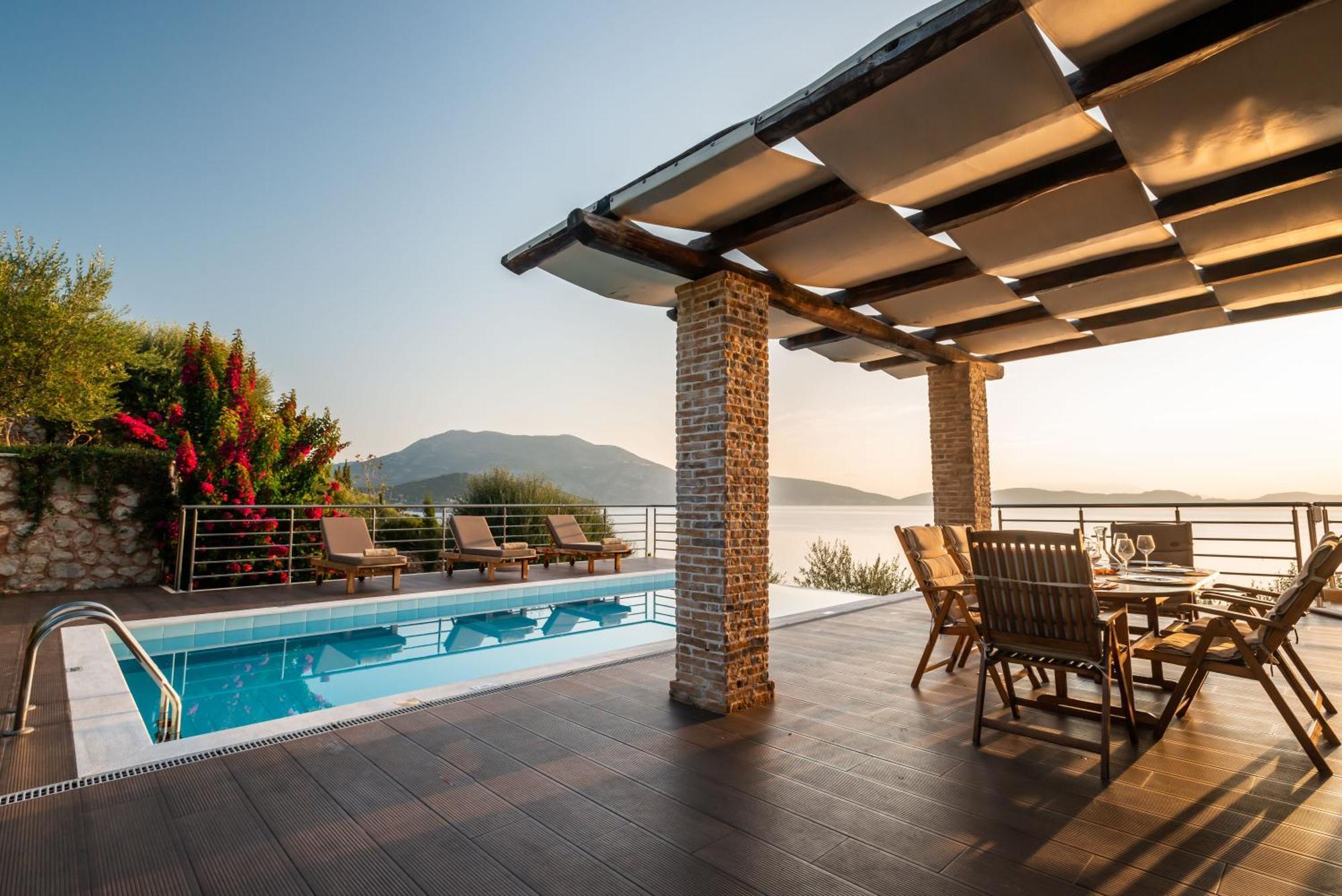 Iris Villas Lefkada - Marine Villa With Private Sea Access Сивота Экстерьер фото